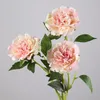 Fleurs décoratives en sens artificiel hydratant Peony Home Living Room Decoration Mariage Pographie