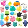 Sand Play Water Fun 1 cute animal baby bath toy duck fish colorful soft rubber float squeezing sound swimming water toy beach toy Q240426
