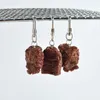 Portachia portachia clinico grill mini simulazione alimento a piante di carne grigliata borse a ciondoli accessori a sospensione