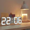 Horloges de table de bureau 3D LED Clock numérique Mur décot de nuit brillante Mode de nuit réglable Ajustement de la table électronique Murau d'horloge décoration salon LED Corloge LED