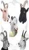 Geit Antelope Animal Head Maskers Farmyard Halloween latex Volledige overheadmaskers Rubber feestkostuums 2207049003616