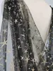 Joyas para el cabello de boda Capa de boda de tul negro con estrellas de oro de 3 metros de largo Bolero de novia con alfileres accesorios para bodas de velas