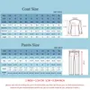 3 pièces Tuxedos de mariage motif de fleurs sur mesure Blazer Châle revers Pantalons Pantalons POCHETS Personnalisez le vesteau Pantalon noir Fashion Prom Part