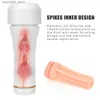 Andere Gesundheits Schönheitsgegenstände echte Pussy künstlerische Vagina sexy Lichtform Big Male Masturbation Cup Penis Pumpe für Männer Erwachsene Produkte Q240426