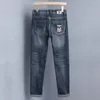 Jeans pour hommes nouveaux pantalons pantalon pantalon bb stretch umnom hiver proches panton coton lavé hétérose