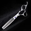 Hair Scissors Xuanfeng 6-inch Teeth Stylist Barber Salon Styling Tool Barber and Slimming Cut Set Q240426