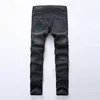 Heren jeans fietser homme rechte mannelijke motorfiets moto katoen streetwear mannen denim hiphop stretch broek joggers landingsbaan groot formaat groot