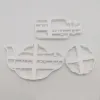 Moules 3pcs Eat Me Cookie Cutter Alice au pays des merveilles Moule de biscuits Intéressant Cuit cuit à la main Faire des biscuits bricolage Accessoires