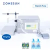 Zonesun ZS-MP251W磁気ポンプ強酸液体食用油充填と計量機ウォーターボトルフィラー