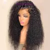 Hot selling womens small curly wig front lace headband synthetic hair