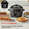 Pot RIO Wide Plus 75 Quart 9-in-1 Electric Multi-Cooker: Large Cooking Surface, Whisper Quiet, Steam Release, Pressure Slow Cooker, Rice Cooker, Steamer, Saute, Cake Maker