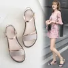 Casual Shoes Roman Style Footwear Sandals For Women Open Toe Buckles Ladies Summer 2024 One Word Vip Sale Comfort Trend H The Shoe