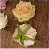 Dekorativa blommor 10st bröllopssimulering Flower Roll Angle Rose Head Fake Road Leading Arch Silk Plant Wall Artificial