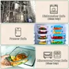 Dinnerware 10pcs Storage Containers Multipurpose Transparent Glass Meal Prep Durable And Leak Proof