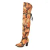 Stivali 2024 Spring Autumn Women Over-the-Knee Plus Times 22,5-28 cm FlowreeSuropee e American Style Long