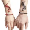 HE2W Tattoo Transfer 30pcs temporäre Tattoos farbige Zeichnung Tattoos Aufkleber wasserdichte gefälschte Tatto -Kunstkörperaufkleber 240427