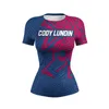 Damen T -Shirts Cody Lundin BJJ Frauen Kurzarm Rashguard - Kompressionshemd -Hautausschlag Guard für Fitnessstudio Sport Jiu Jitsu