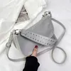 Totes Sac carré de bandoulins large minimaliste pour femmes Fashion Sequin Girls Small Wallet Texturée un sac à bandoulière