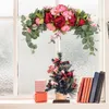 Flores decorativas Arco de natal grinaldas penduradas Festival de guirlanda tema multiuso para a porta da parede de casamento em casa