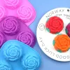 Stampi per mousse torta stampo fiore rosa crisantemo silicone cottura cubo ghiaccio cubetto cioccolato cioccolato gelatina gelatina ghiaccio cubetto soap made fatto a mano