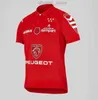 2024 Biarritz Racing 92 Rugby Jersey Maillot 23 24 Stade Francais Paris Union Toulouser Bordeaux Begles Away Away Perpignan Ernest Wallon Warm Up Times S-5xl Shirt