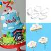 Formy 5pcs Cloud Cake Forma Plastikowa kremowa kremowe ciasto Forma ciastka