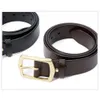 Fajarina Solid Pure Cow Hud Mässing Pin Buckle Metal Belt för män 3,8 cm Toppkvalitet Mens Retro Cowhide Läderbälten 240415