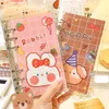 Kawaii Korean Style Binder Notebook Cute Bear Transparent Looseleaf Detachable Planner Notepad Todo Lists Stationery 240409