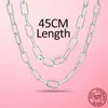 Pendants 2024 Lock Necklace For Women 925 Silver Twist Me Clasp Chunky Thick Choker Chain Necklaces Jewelry Jewellery Collar