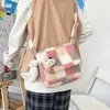 Totes Femeninos Feating Shopper Bag Vintage Fluffy Lindo Soft Coreano Messenger Messenger Hombra Mujeres Femeninas para mujeres 2024