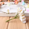 Decorative Flowers Mini Foam Calla Lily DIY Home Party Garland Wedding Mariage Bouquet Decoration Table Room Candies Box Flower Wall