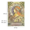 Retro Hardcover Notebooks Série de peinture à l'huile Page de couleur de conception classique illustration B6 Journal Student Notepad 240415