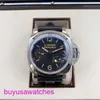 Máquinas Panerai Pulseira assistir Strapatura de borracha Manual de metal de tira de aço Máquinas de maquinaria automática Série de luminores masculinos PAM00423 Diâmetro 47mm