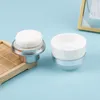 Storage Bottles Empty Powder Container With Puff Refillable For Baby Women Talc Free Dusting Loose Case Home Travel Box