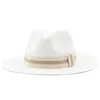 54-58-60 cm pour femmes Summer Panama chapeaux largeur paille de paille plage pour les hommes mode upf uv protection fedoras cap voyage 240423