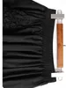 Röcke hohe elastische Taille Schwarz unregelmäßig Falten Design Casual Halbkörper Rock Frauen Mode Tide Frühling Herbst x800