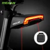 Meilan X5 Bicycle Rear Light Bike Remote Wireless Turn Signal LED Beam USB Chargeable Cycling Tail 240422