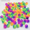 Sable Player Eau Fun Fun Elastic Candy Color Rubber Saut Jump Double Couleur Matte Solide Ball Elastic Rainbow Colore Floating Ball Fun Ball Toy Q240426