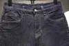 Mäns jeans 2023 Sommar Nya koreanska tryck Luxury Fashion Slim Fit Jeans Classic Denim Mens Casual Blue Boyfriend Street Classic Shortsl2404