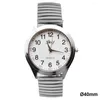 Wristwatches High Quality Silver Elastic S Trap Steel Band Lovers Quartz Watch 150pcs/lot Wholesale