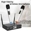 Microphones Wireless Microphone 1 Drag 2 VHF Professional Handheld Mic For Party Karaoke Church Show Meeting US Plug