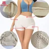 Guudia Abnehmbare Pads Damen Hip Butt Lifter Boy Shorts Schwamm gepolstert Körper Shaper Enhancer Control Slips 240425