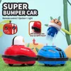 Super Battle Bumper Car 2.4g RC Toy Pop-Up Crash Crash Bounce Light Light Interaction Interaction Toy 240418