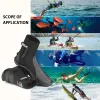 Tillbehör 5mm Neoprene Dive Boots Wetsuit Boots With Side Zipper för män och kvinnor som snorklar dykning Dykande vattensporttillbehör