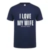 Men's Suits A1023 My Wife Gets Me A Beer T Shirt Men Cotton Short Sleeve Funny T-shirts Fashion Man Tshirt JL-151
