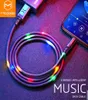 McDodo Colorful 24A LED USB高速充電ケーブル携帯電話充電器充電コードIPhone 11 Pro XS XS XR 8 7 6 6S Plus2004292