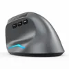 Zelotes F26C Mouse ricaricabile Dualmode Mouse wireless con silenzio 24ghz bt grigio 240419