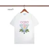 Casa 2 Blancas Summer New Wonderland Gate Star Castle Casa Loogo Logo kortärmad par t-shirt casablancs casual tees 5465 blancs