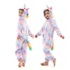 Habille des enfants kigurumi licorn pamas enfants baby animal combinaison saut de combinaison panda pams sommières filles cosplay pyjama pijamas