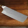 Apparater WAK 5CR15 Kök Nakiri Kniv hårdhet 6,7 tum Kött Vegetabilisk kniv Pakka Wood Kitchen Knives Bamboo Shaped Handle Knife Knife